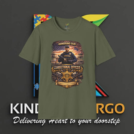 Correctional Officer Tribute T-Shirt – Honoring Our Correctional Officers Graphic Tee Printify