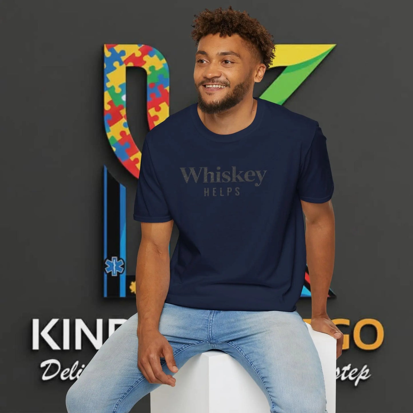 Whiskey Helps T-Shirt Printify