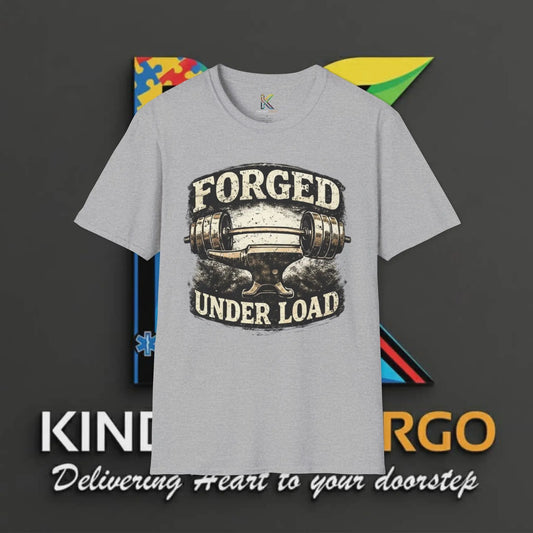 Forged Under Load Weightlifting T-Shirt Printify