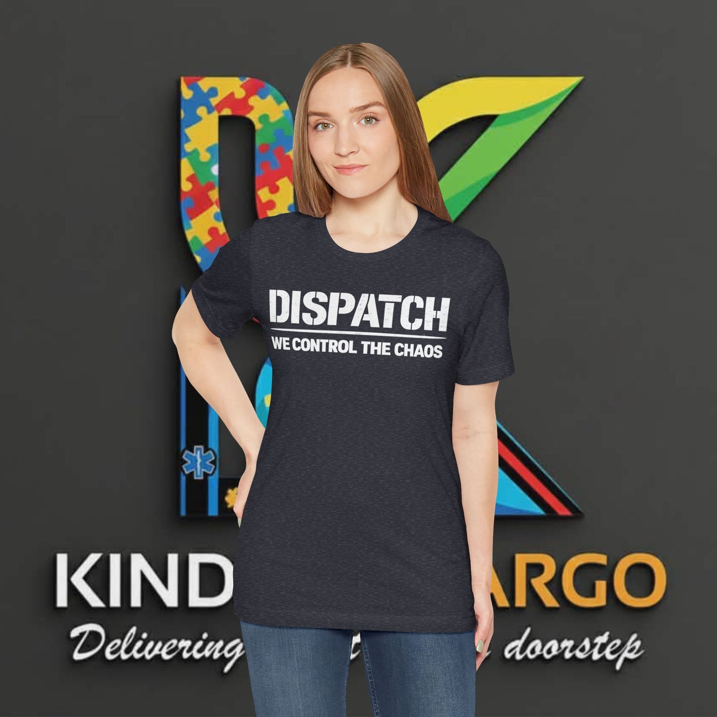 Dispatch T-Shirt — "We Control The Chaos" Tee for First Responders & Dispatchers