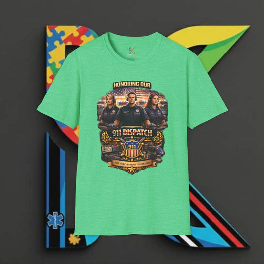911 Dispatch Tribute T-Shirt — Honoring Our First Responders