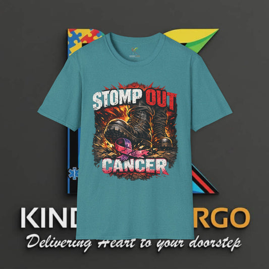 Stomp Out Cancer T-Shirt — Cancer Awareness Support Tee