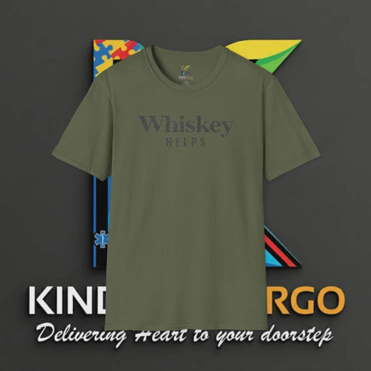Whiskey Helps T-Shirt Printify