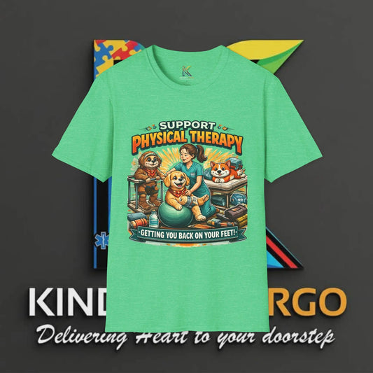 Support Physical Therapy T-Shirt — "Getting You Back On Your Feet" | Physical Therapist Gift Printify