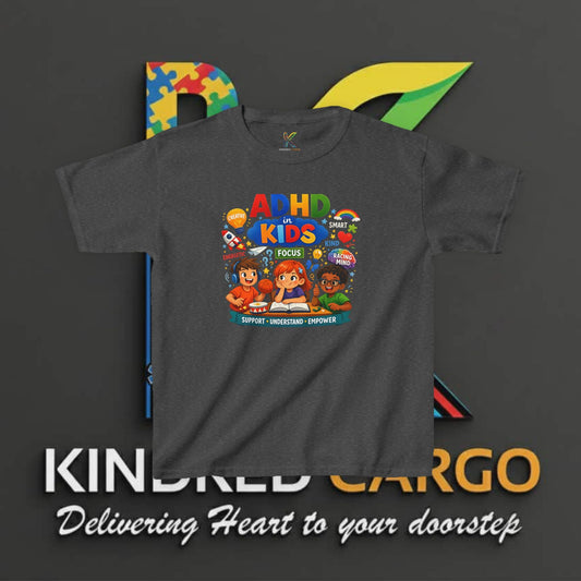 ADHD Kids Support Tee — 'ADHD in Kids' Awareness Shirt for Children Printify