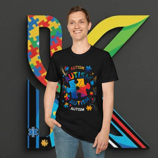 Autism Puzzle Heart T-Shirt — Colorful Autism Awareness Tee