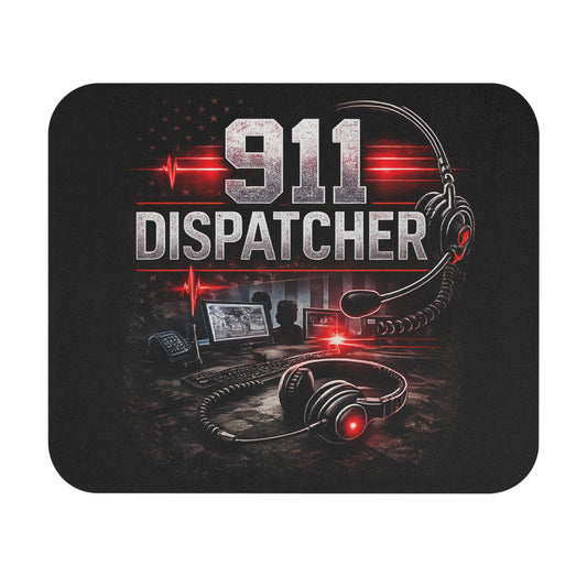 911 Dispatcher Mouse Pad - Emergency Call Center Design