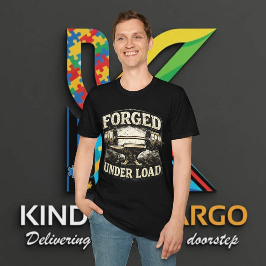 Forged Under Load Weightlifting T-Shirt Printify