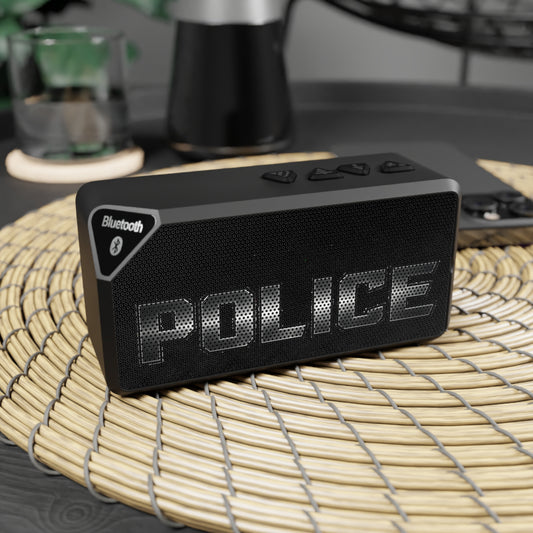 Bluetooth Speaker — 'POLICE' Tactical Portable Speaker