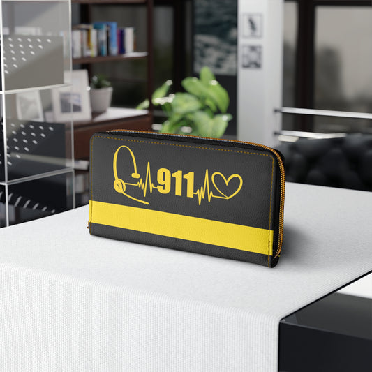 911 Dispatch Zipper Wallet — Personalized 911 Dispatcher Gift